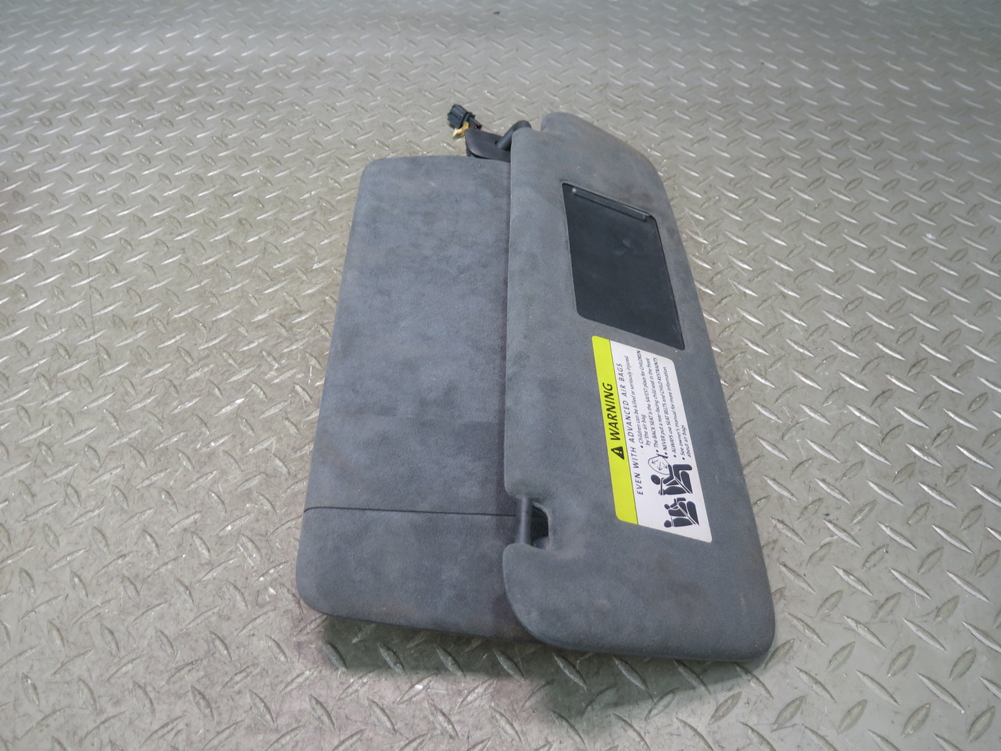 2003-2010 Porsche Cayenne 955 957 Front Left & Right Sun Visor Alcantara Set