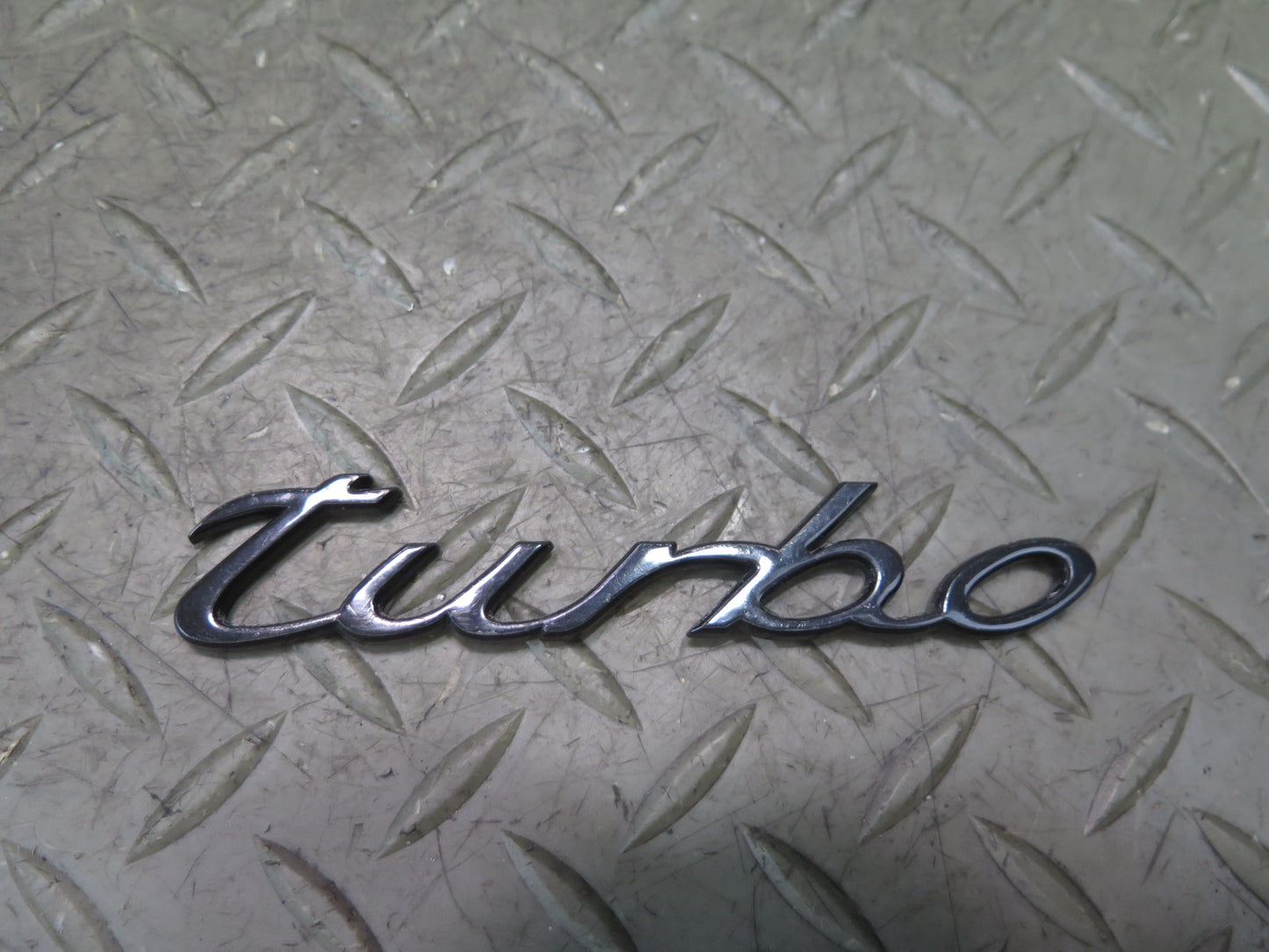 2003-2010 Porsche Cayenne 957 Turbo Rear Trunk Lid Emblem Logo Symbol Set