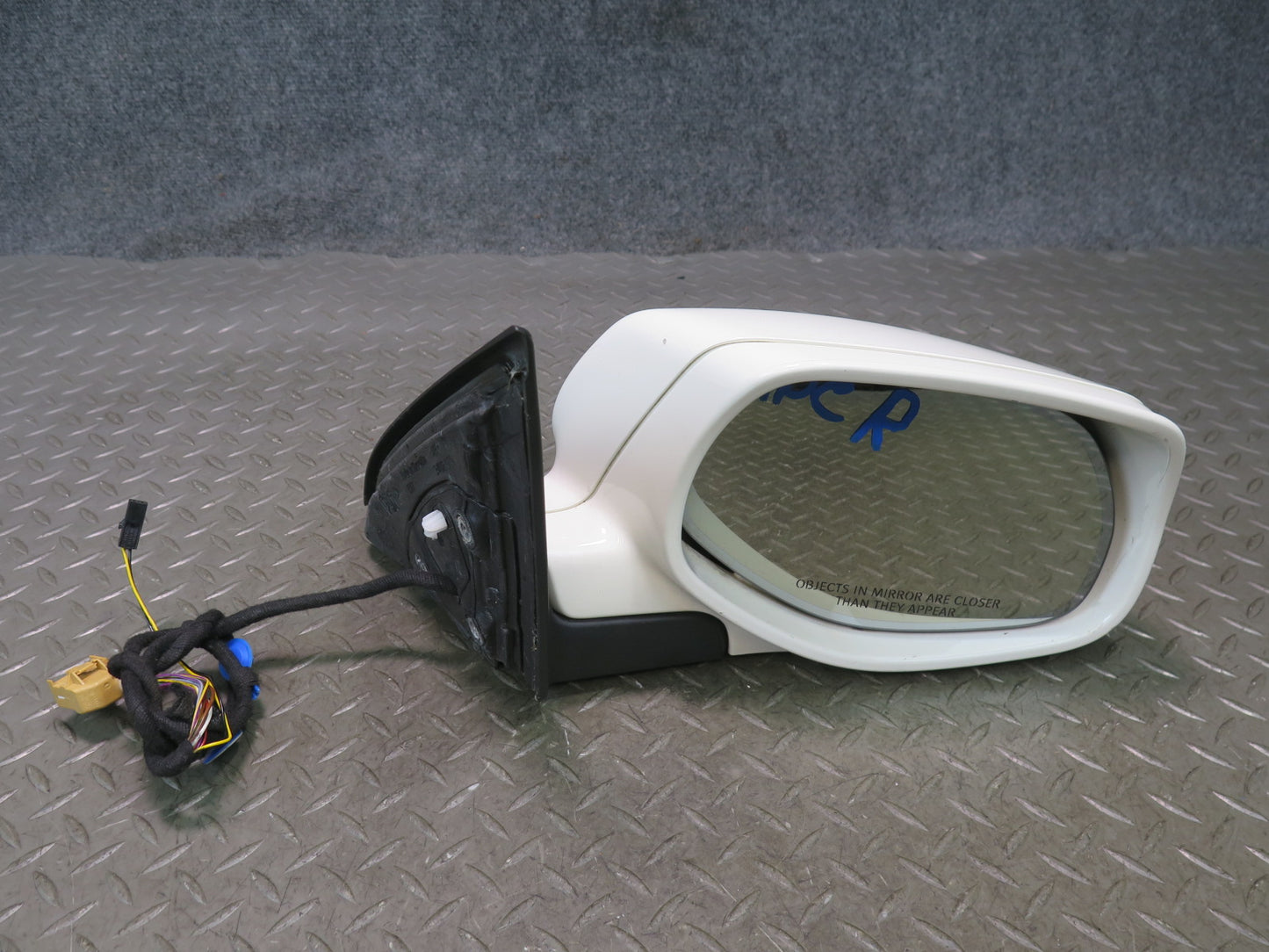 2008-2010 Porsche Cayenne 957 Right Exterior Side View Heated Mirror Sand White
