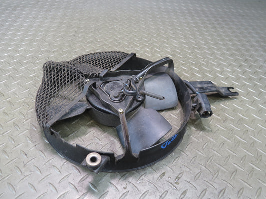 85-86 Toyota Cressida MX73 A/C Condenser Cooling Fan Motor w Shroud & Mount OEM