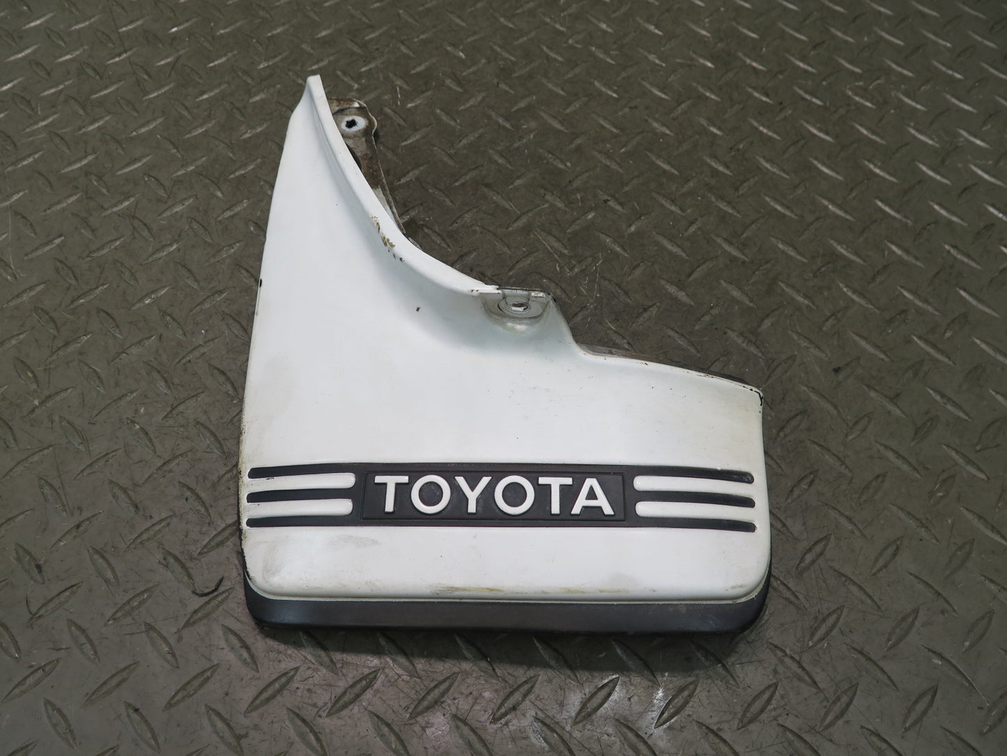 84-86 Toyota Cressida MX73 Sedan Rear Left MUD Flap Guard Super White OEM