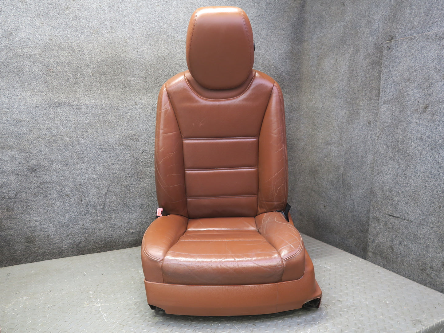 2008-2010 Porsche Cayenne 957 Front Left Right Comfort Leather Seat Chestnut Set