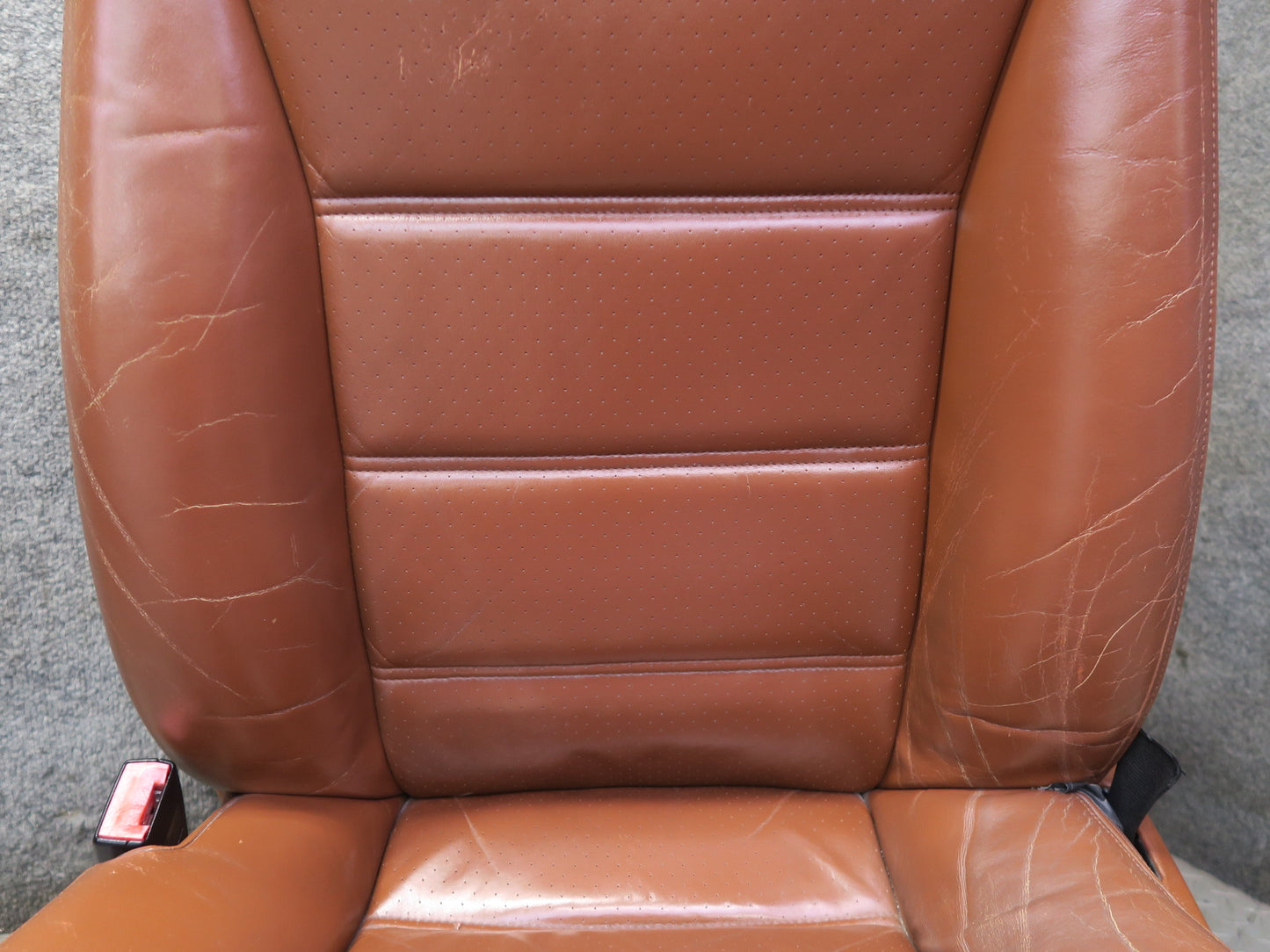 2008-2010 Porsche Cayenne 957 Front Left Right Comfort Leather Seat Chestnut Set