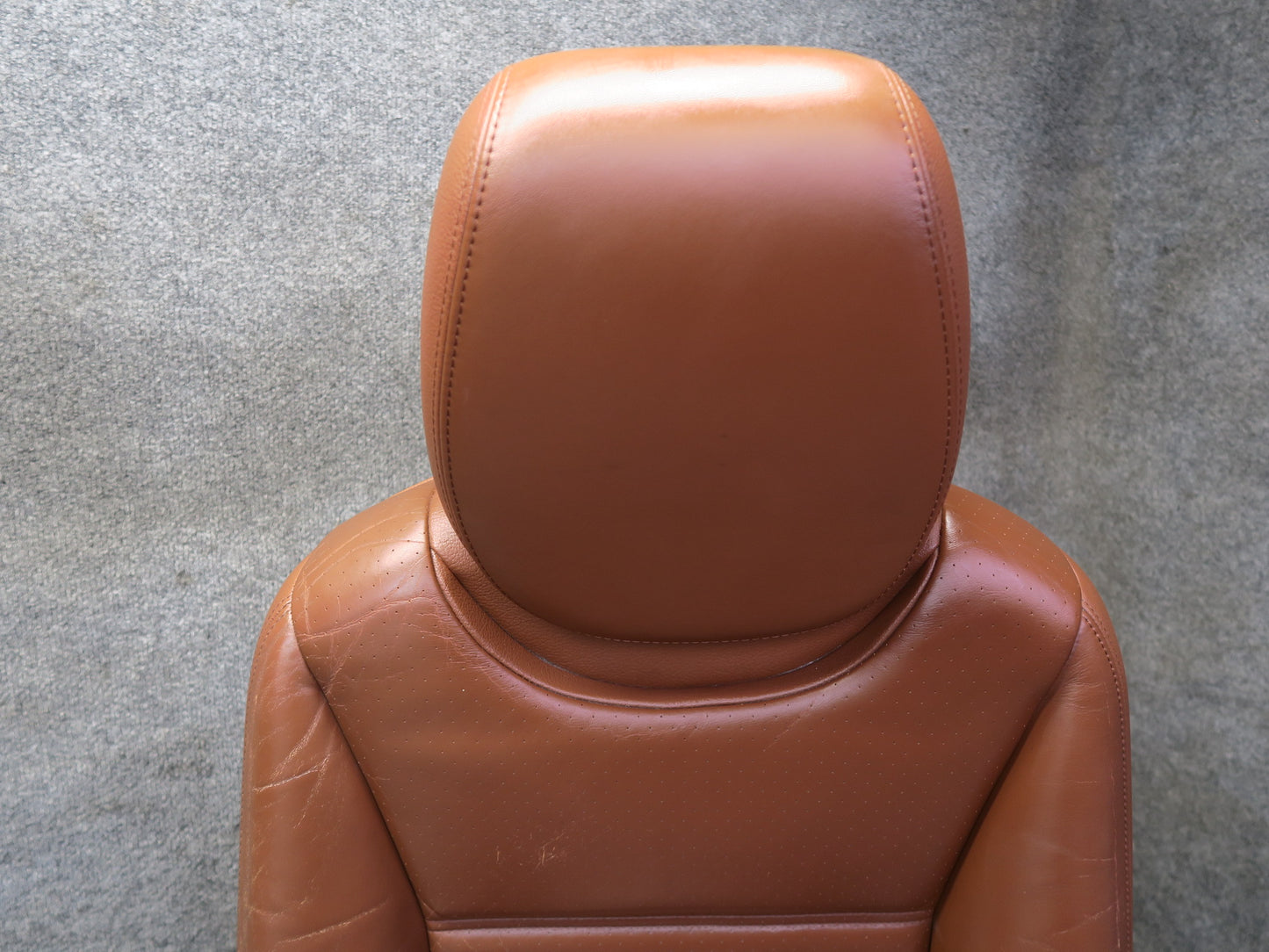 2008-2010 Porsche Cayenne 957 Front Left Right Comfort Leather Seat Chestnut Set