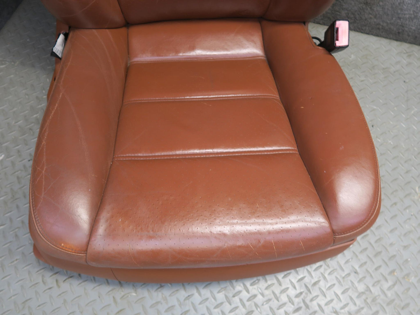 2008-2010 Porsche Cayenne 957 Front Left Right Comfort Leather Seat Chestnut Set