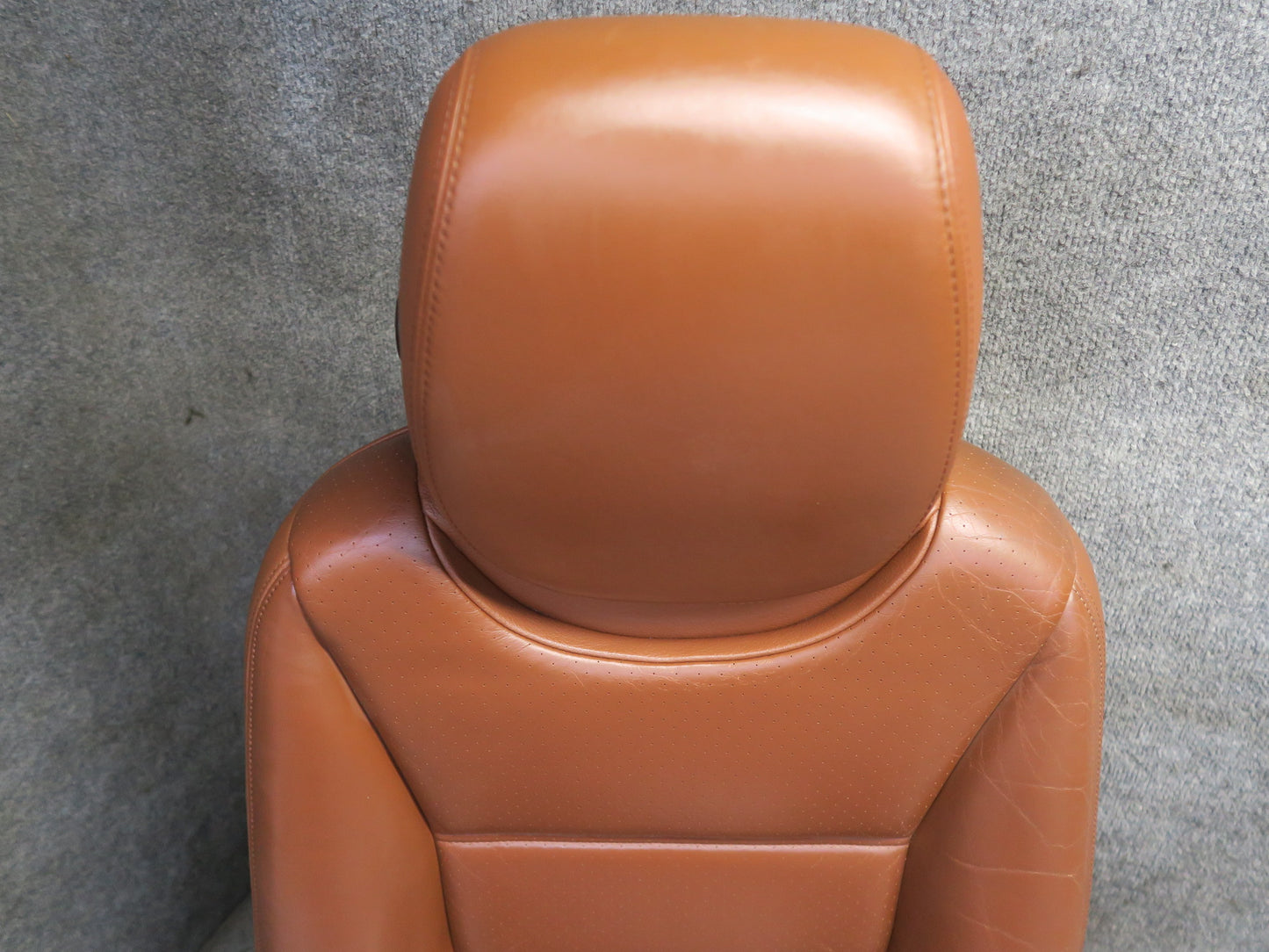 2008-2010 Porsche Cayenne 957 Front Left Right Comfort Leather Seat Chestnut Set