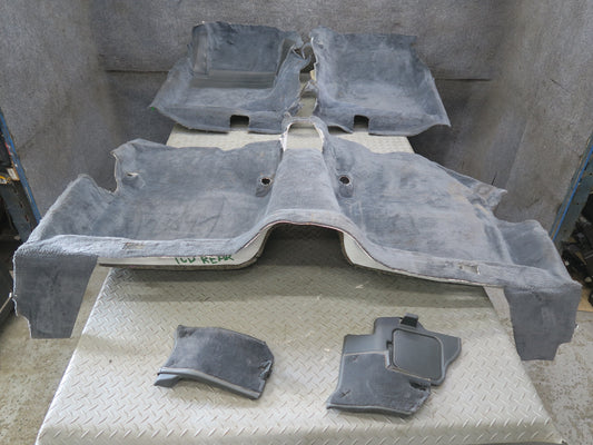 84-86 Toyota Cressida MX73 Sedan Set of 4 Interior Floor MAT Carpet Liner OEM
