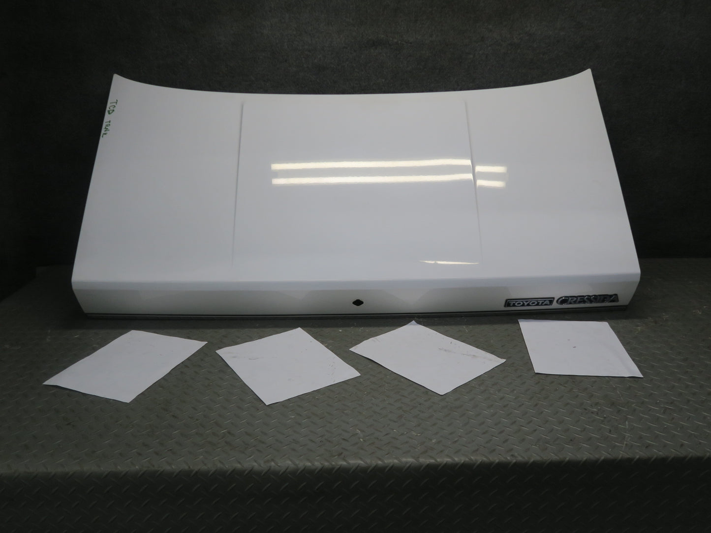 84-88 Toyota Cressida Sedan Rear Trunk Deck Lid Shell Cover Panel White OEM