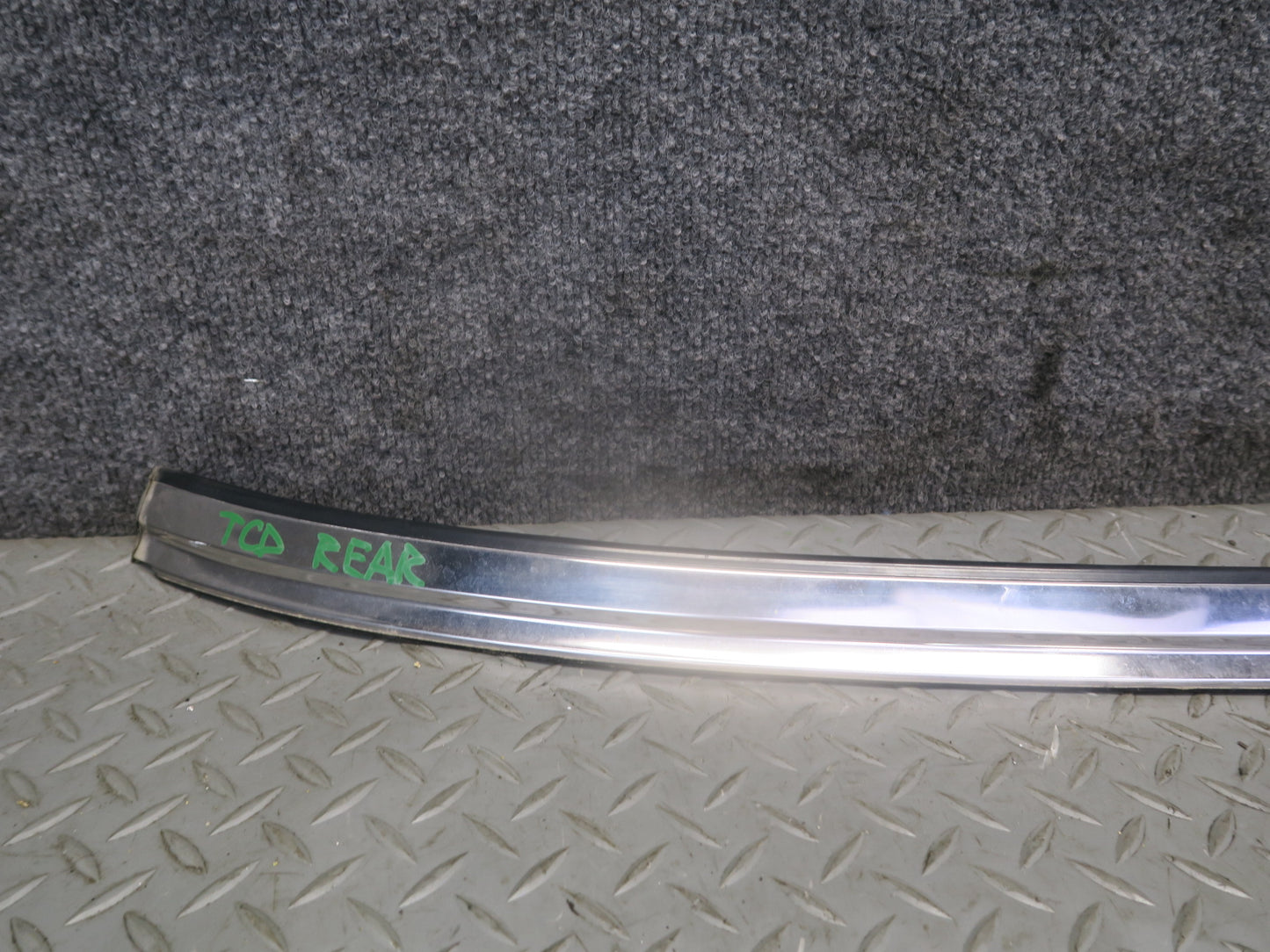 85-88 Toyota Cressida MX73 Sedan Rear Window Chrome Trim Molding Set OEM