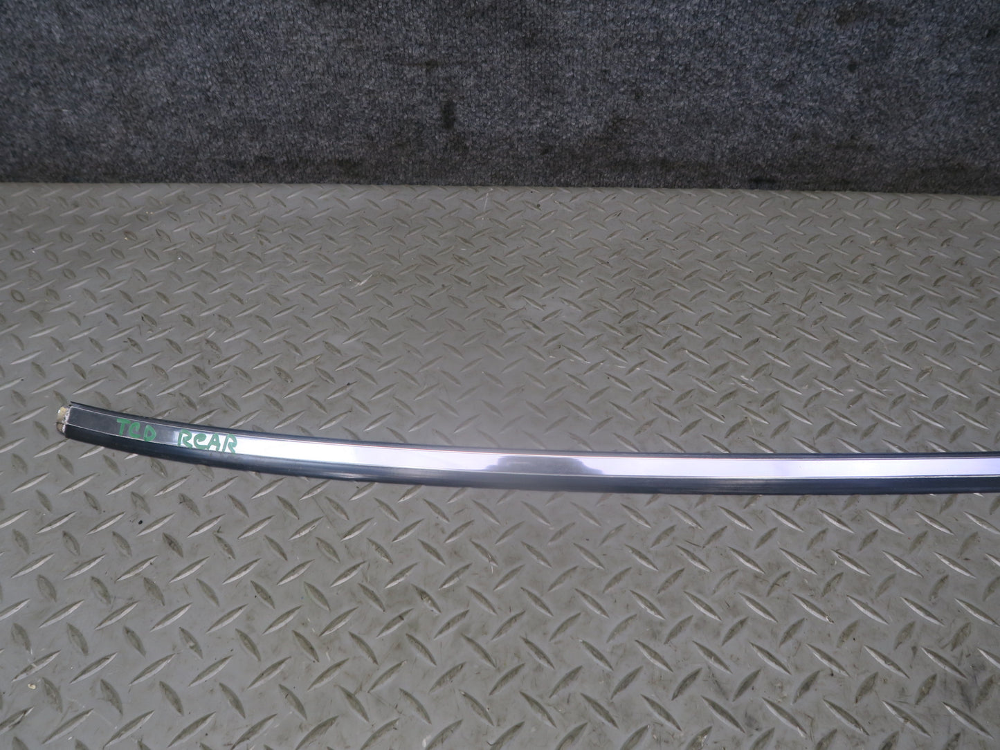 85-88 Toyota Cressida MX73 Sedan Rear Window Chrome Trim Molding Set OEM