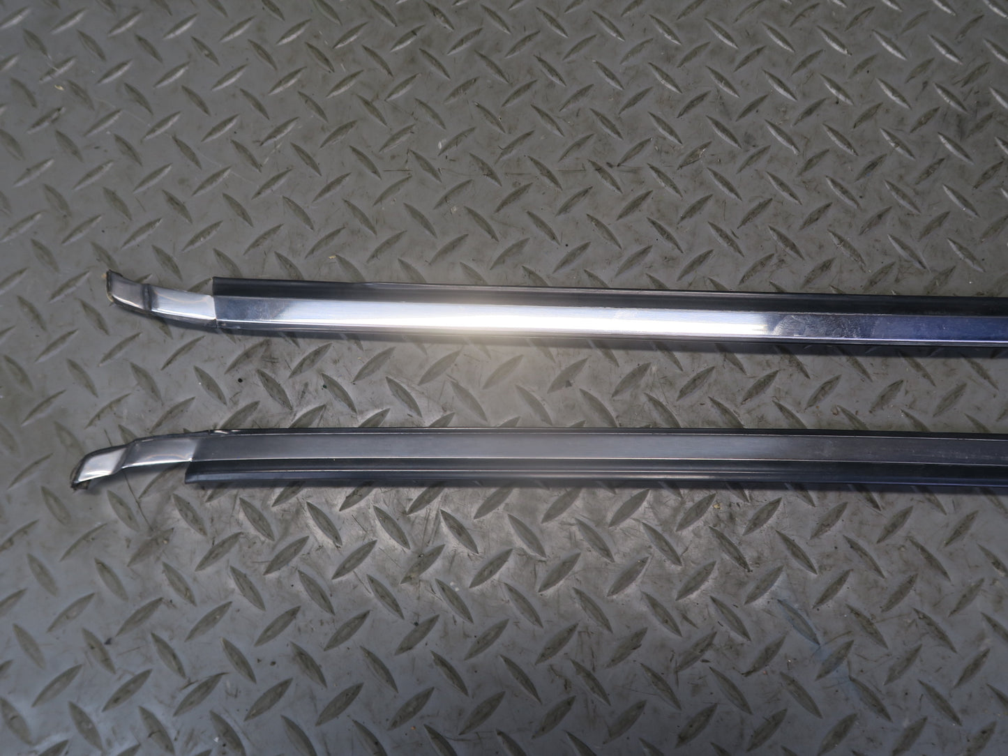 85-88 Toyota Cressida MX73 Sedan Rear Window Chrome Trim Molding Set OEM