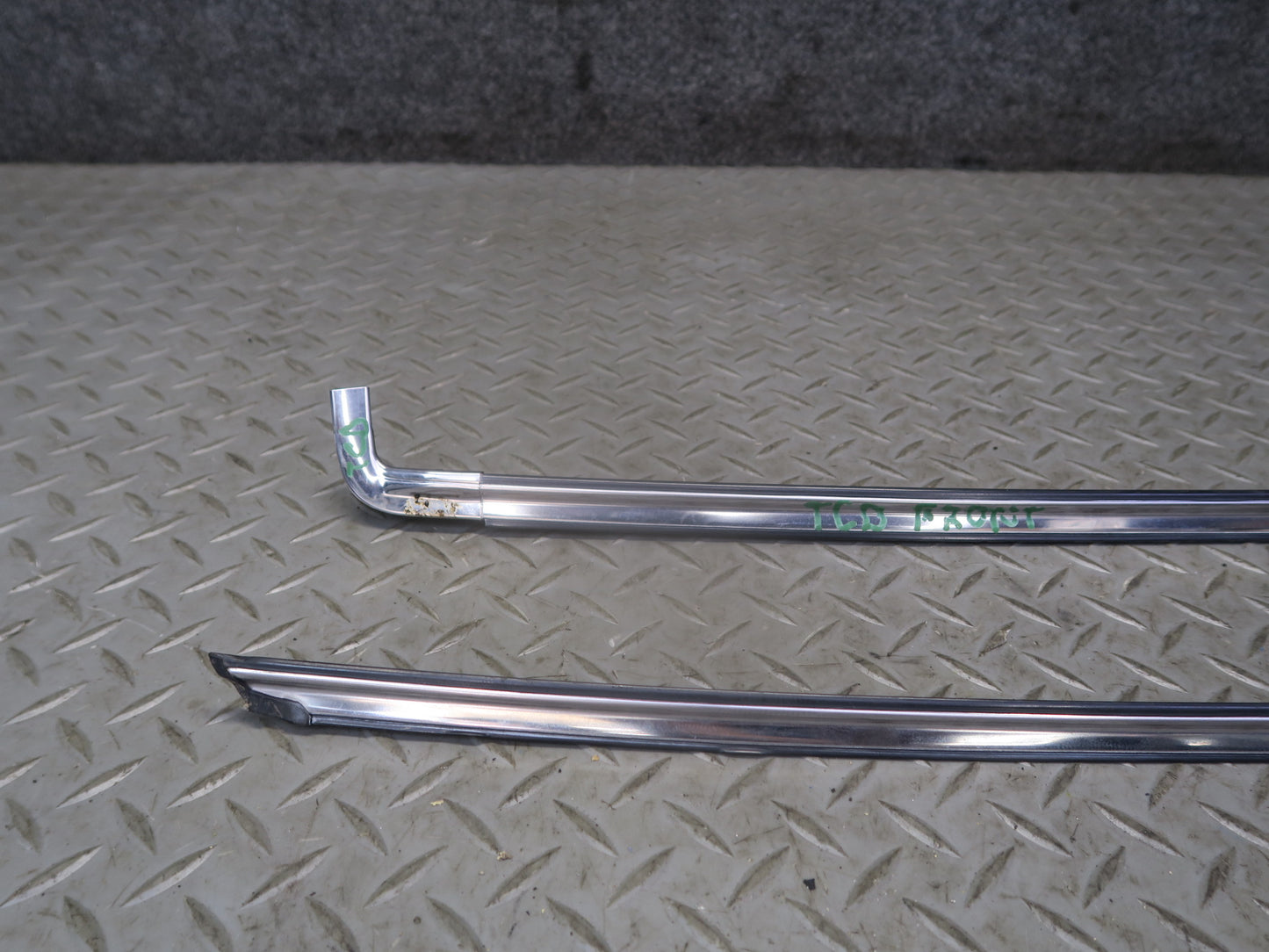 84-86 Toyota Cressida MX73 Front Windshield Chrome Trim Molding Cover Set OEM