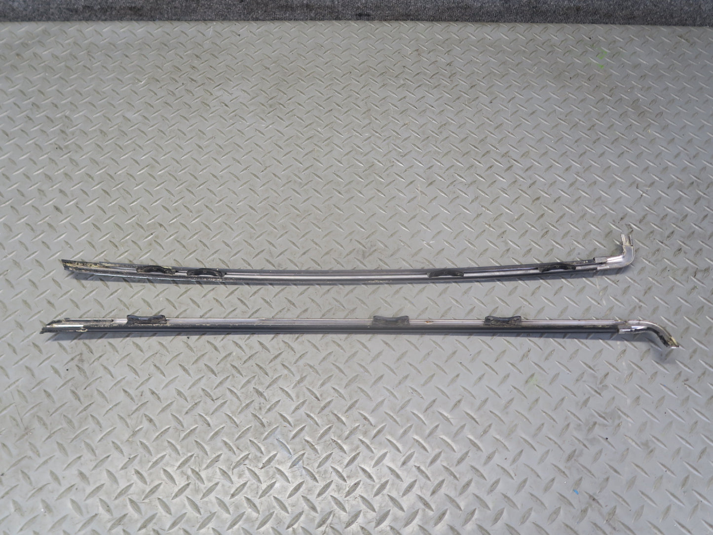84-86 Toyota Cressida MX73 Front Windshield Chrome Trim Molding Cover Set OEM