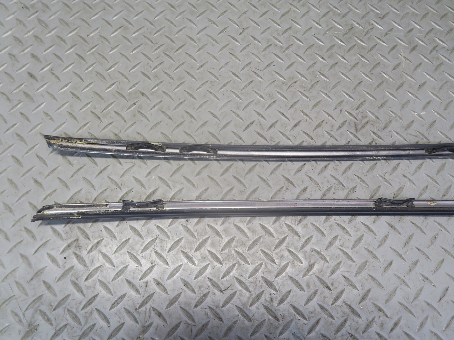 84-86 Toyota Cressida MX73 Front Windshield Chrome Trim Molding Cover Set OEM