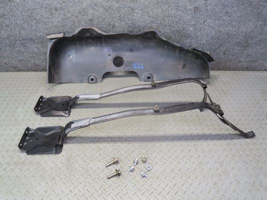 84-88 Toyota Cressida MX73 Fuel Gas Tank Bracket Mount Strap w Guard Set OEM