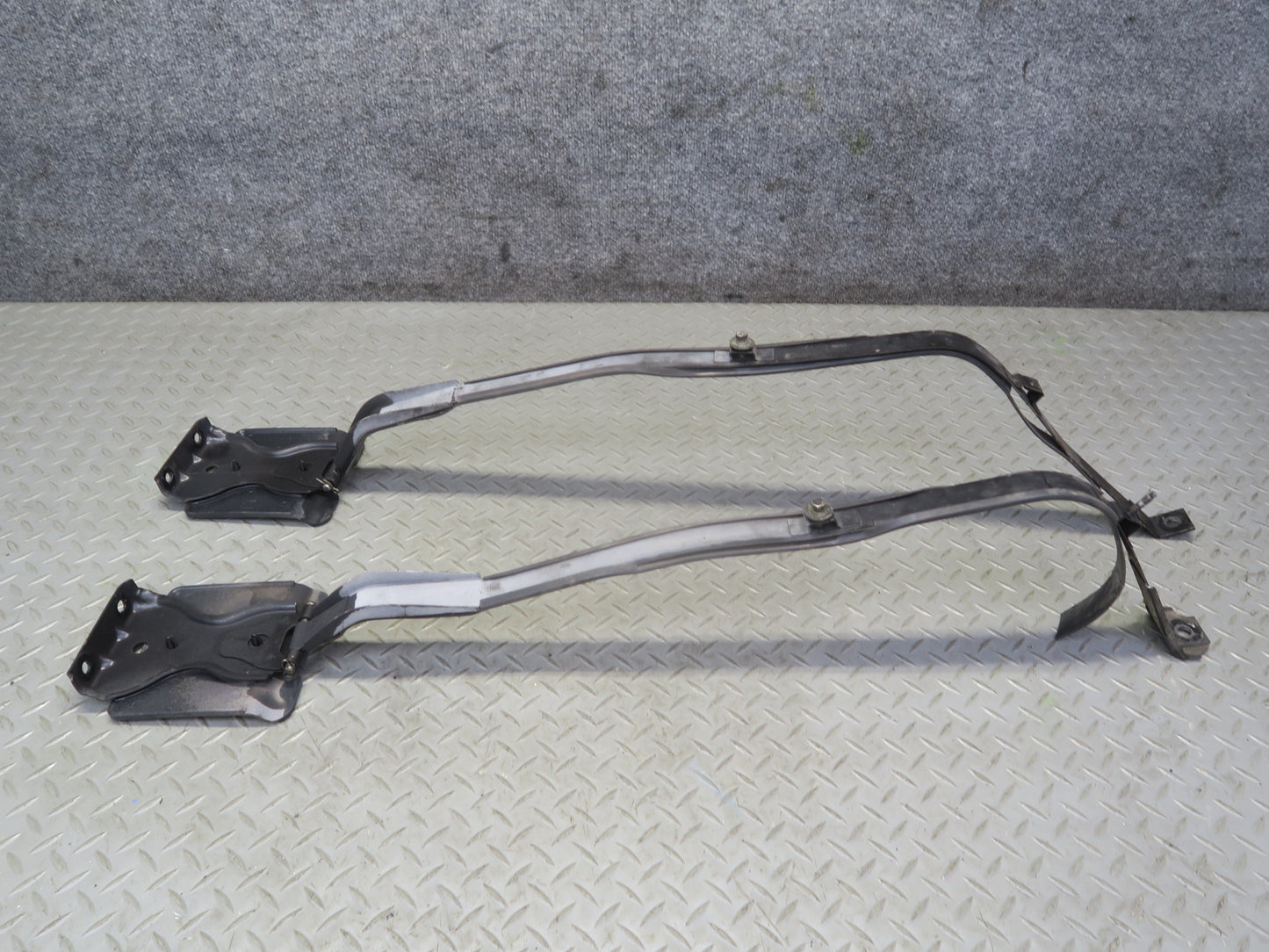 84-88 Toyota Cressida MX73 Fuel Gas Tank Bracket Mount Strap w Guard Set OEM