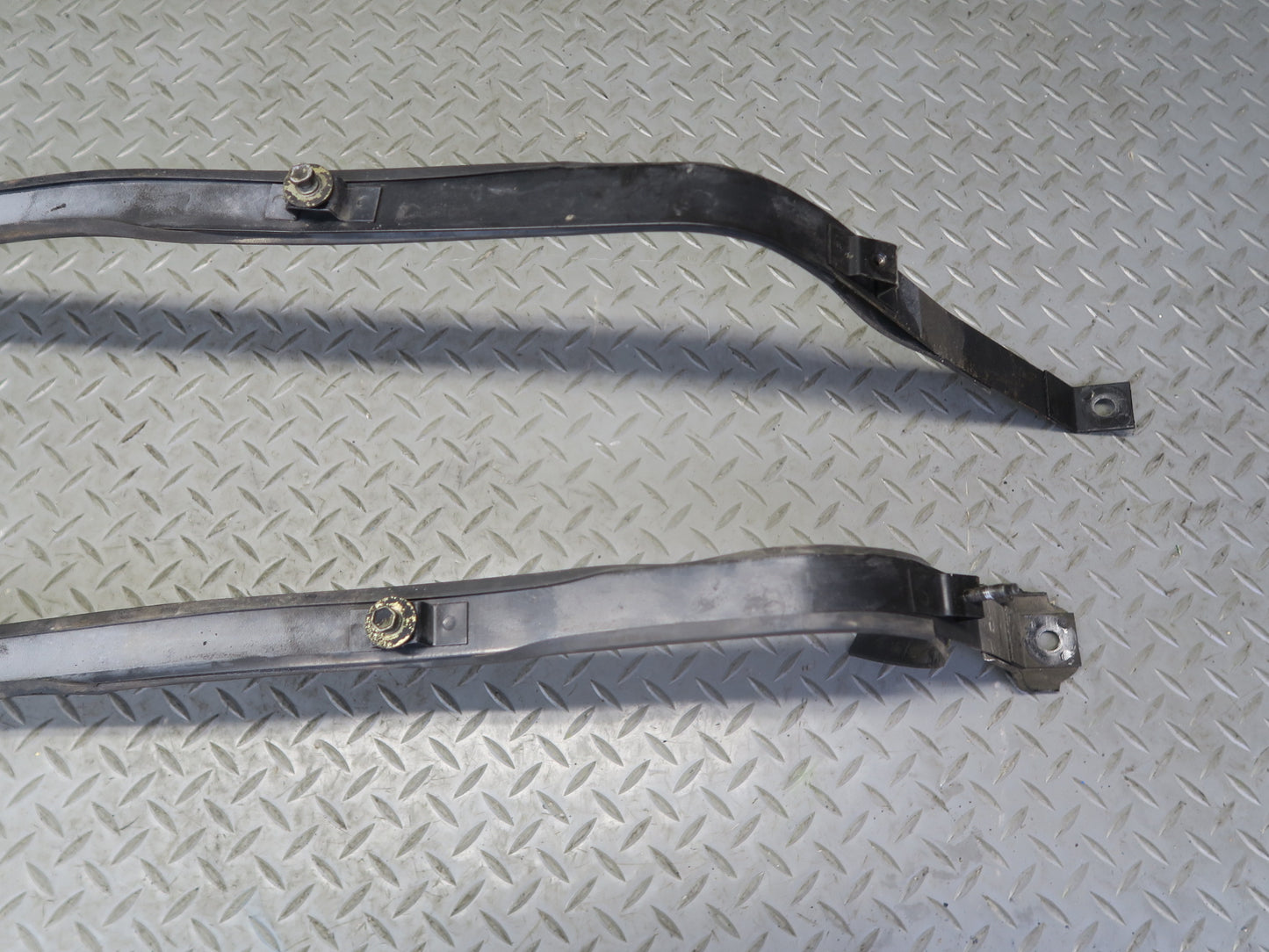84-88 Toyota Cressida MX73 Fuel Gas Tank Bracket Mount Strap w Guard Set OEM