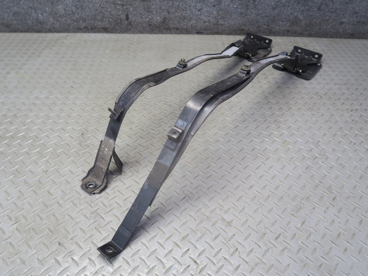 84-88 Toyota Cressida MX73 Fuel Gas Tank Bracket Mount Strap w Guard Set OEM