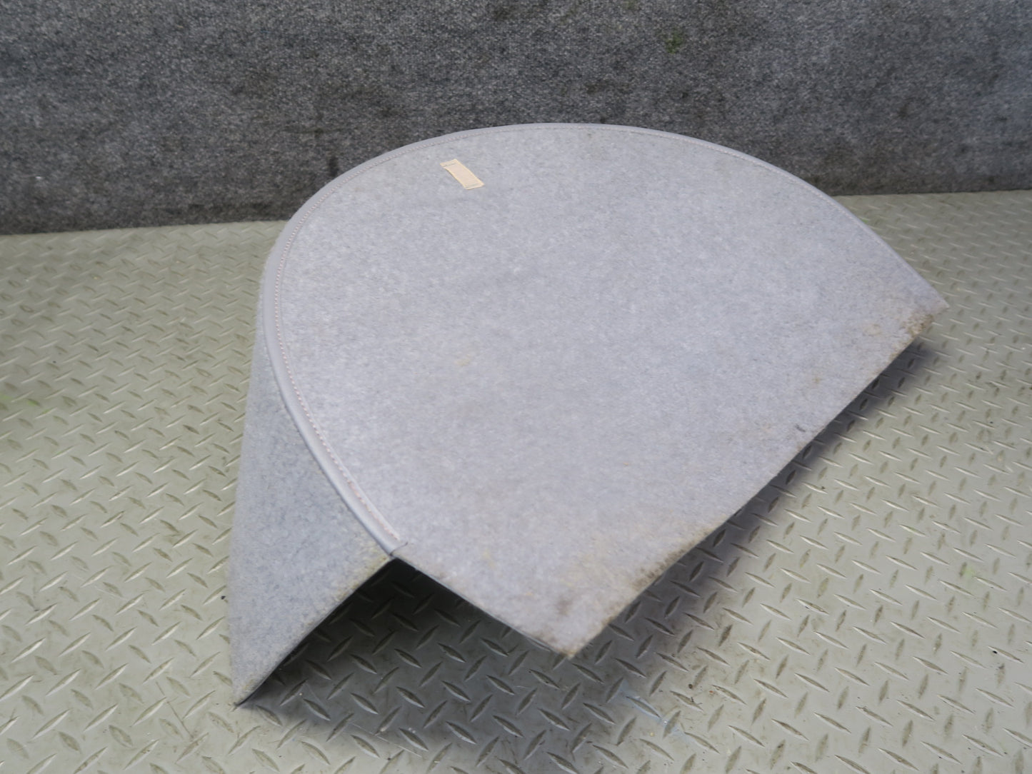 84-88 Toyota Cressida MX73 Sedan Trunk Spare Tire Wheel Carpet Cover Gray OEM