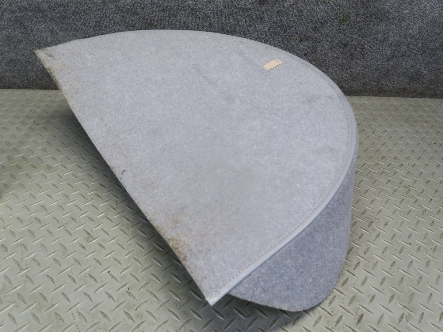 84-88 Toyota Cressida MX73 Sedan Trunk Spare Tire Wheel Carpet Cover Gray OEM