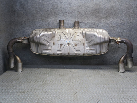 2008-2010 Porsche Cayenne 957 Turbo Rear Exhaust Muffler w Tips