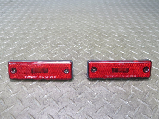 84-86 Toyota Cressida MX73 Rear Left & Right Fender Marker Light Lamp Set OEM
