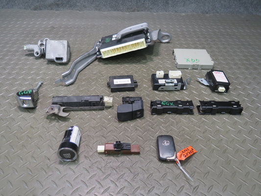 2011 Lexus GX460 ECU Theft Module Computer Door Lock Ignition Cylinder KEY Set