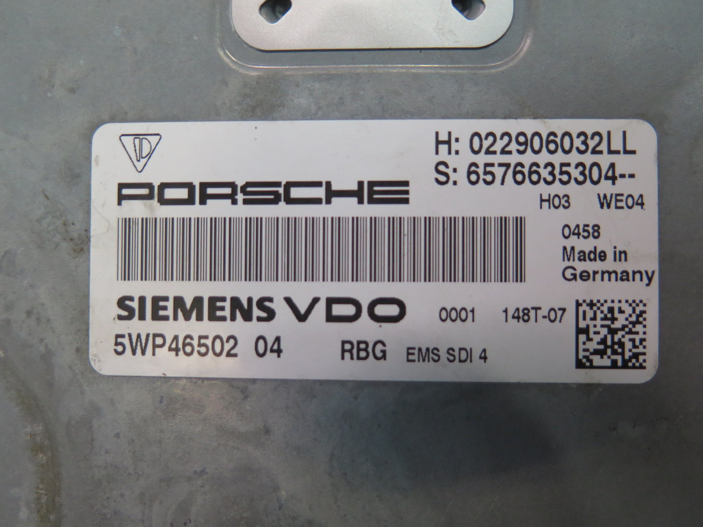 2008-2010 Porsche Cayenne 957 Turbo 4.8L Engine ECU ECM Computer Control Module