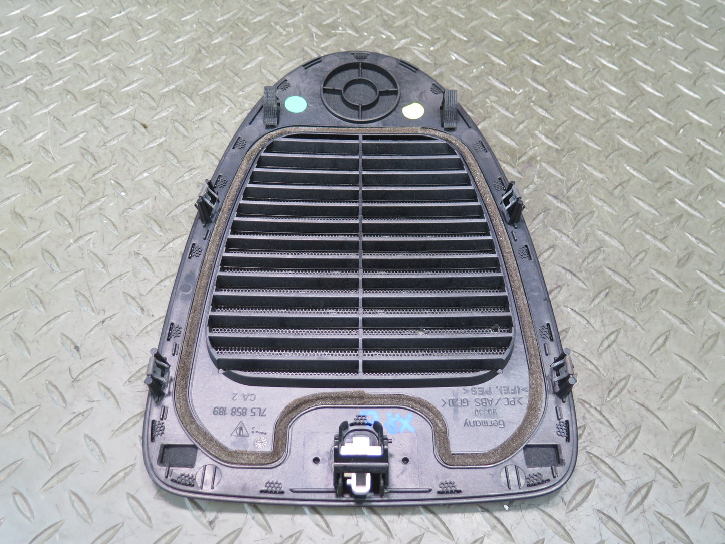 2003-2010 Porsche Cayenne 955 Dash Center Speaker Grille Cover 7L5858189