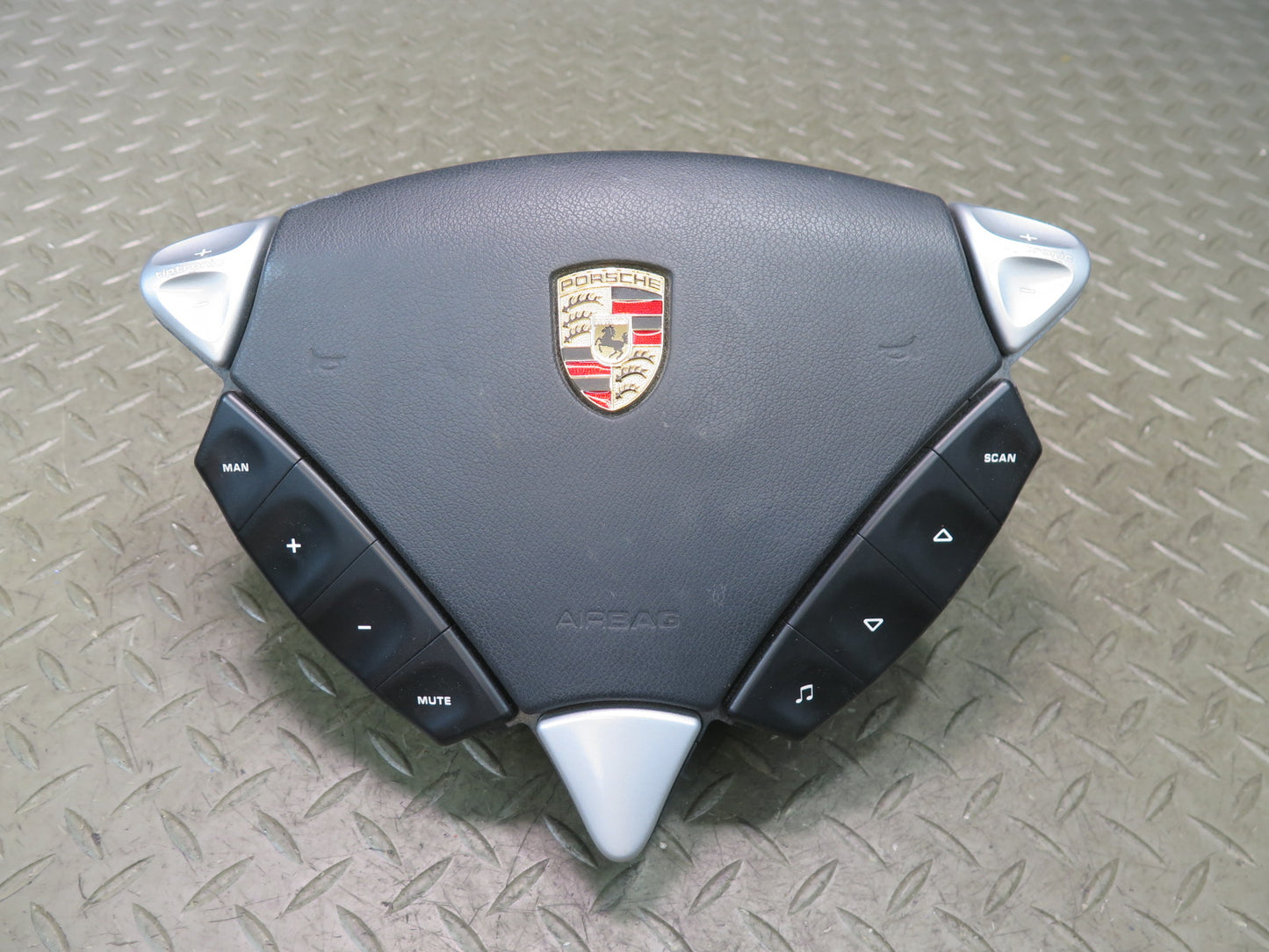 03-10 PORSCHE CAYENNE 955 957 FRONT LEFT DRIVER SIDE STEERING WHEEL SRS AIRBAG OEM