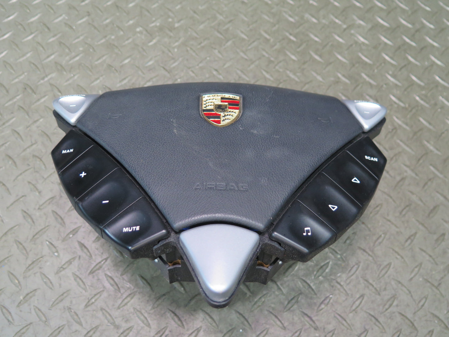 03-10 PORSCHE CAYENNE 955 957 FRONT LEFT DRIVER SIDE STEERING WHEEL SRS AIRBAG OEM