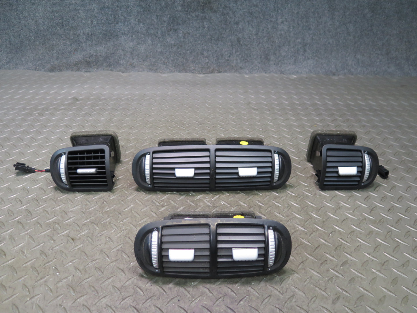 2003-2010 Porsche Cayenne 955 Dash Console Front & Rear Air Vent Grille Set of 4