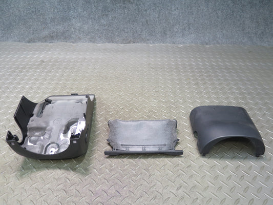 2003-2010 Porsche Cayenne 957 Steering Column Upper & Lower Trim Panel w Switch
