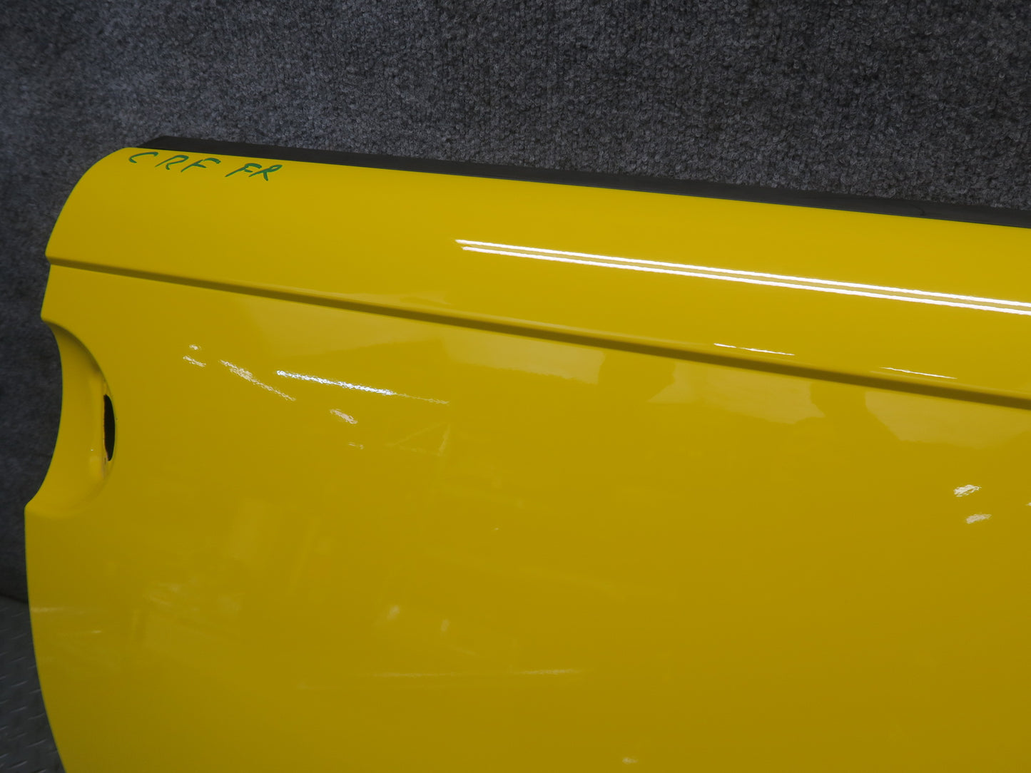 03-06 Chevrolet SSR Front Right Passenger Door Shell Cover Panel Yellow OEM
