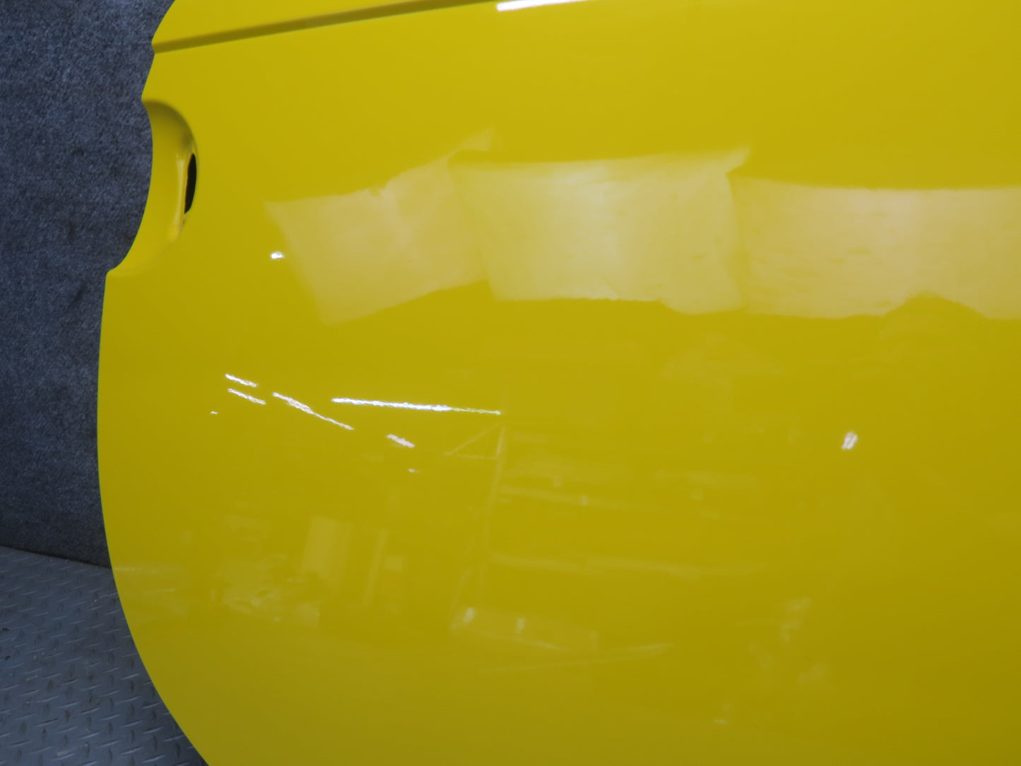 03-06 Chevrolet SSR Front Right Passenger Door Shell Cover Panel Yellow OEM