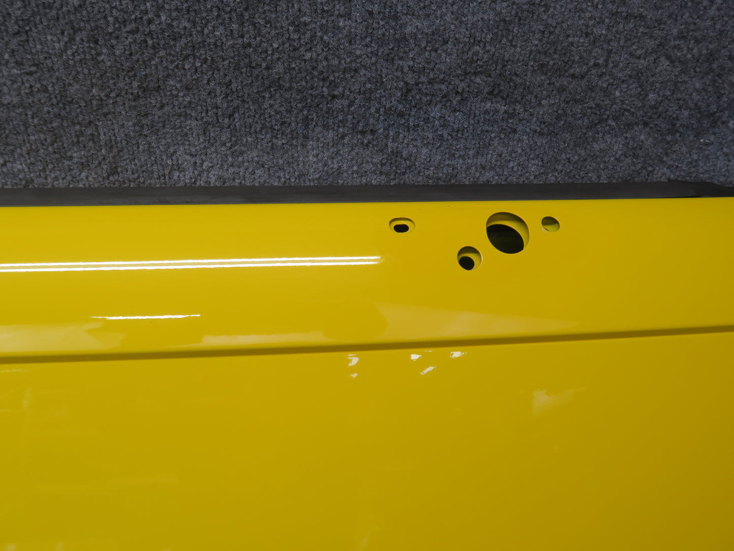 03-06 Chevrolet SSR Front Right Passenger Door Shell Cover Panel Yellow OEM