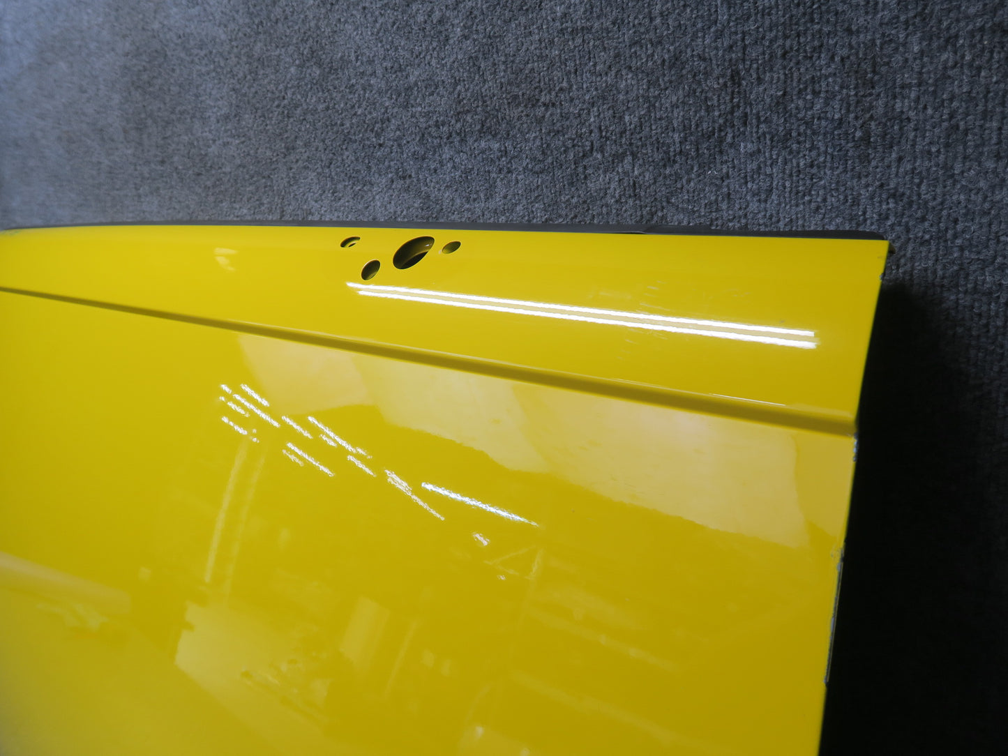 03-06 Chevrolet SSR Front Right Passenger Door Shell Cover Panel Yellow OEM