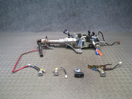 1986 Toyota Cressida MX73 A/T Sedan Steering Column Assembly w Lock KEY Set OEM