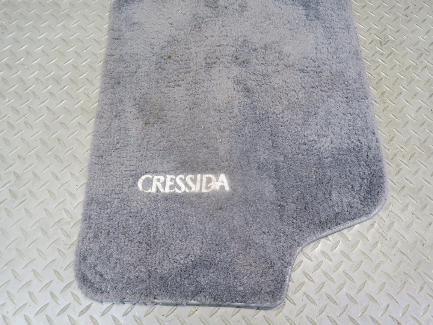 84-86 Toyota Cressida MX73 Sedan Set of 4 Front & Rear Floor MAT Gray OEM