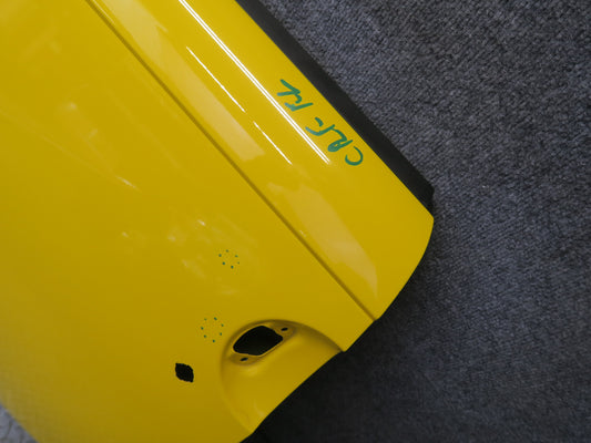 03-06 Chevrolet SSR Front Left Driver Door Shell Cover Panel Yellow OEM