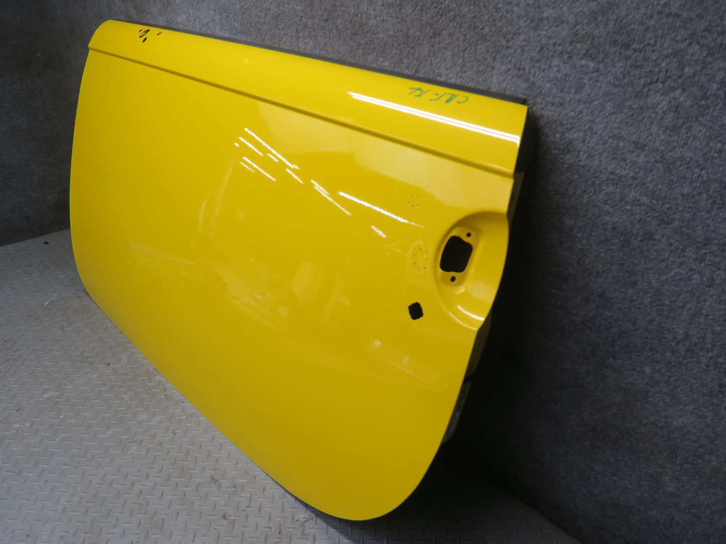 03-06 Chevrolet SSR Front Left Driver Door Shell Cover Panel Yellow OEM