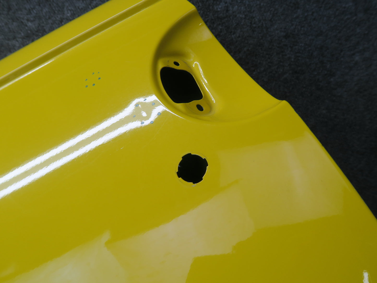 03-06 Chevrolet SSR Front Left Driver Door Shell Cover Panel Yellow OEM