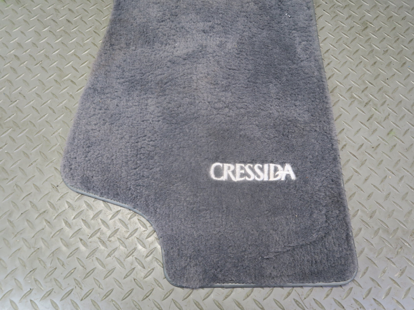 84-86 Toyota Cressida MX73 Sedan Set of 4 Front & Rear Floor MAT Gray OEM