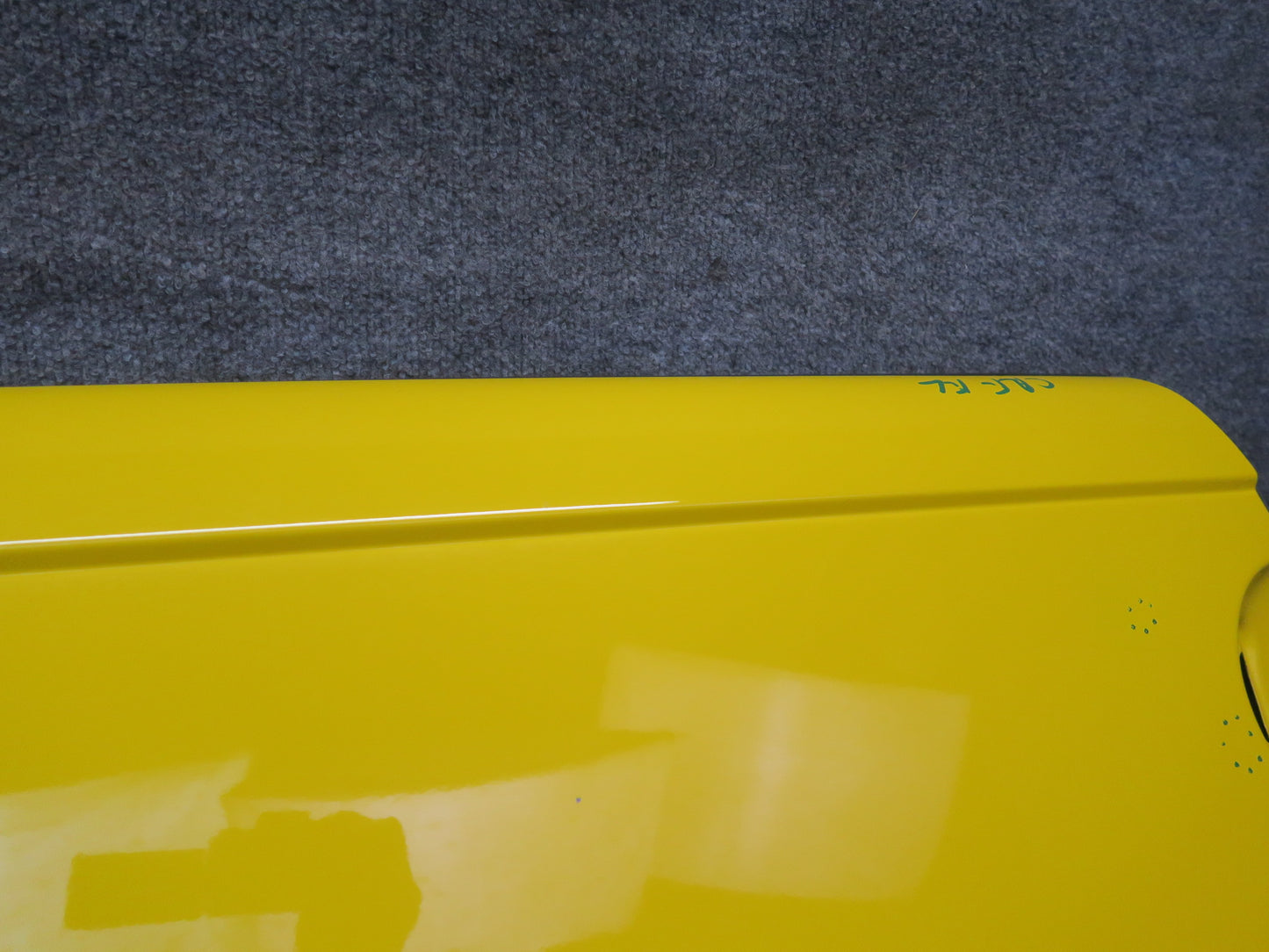 03-06 Chevrolet SSR Front Left Driver Door Shell Cover Panel Yellow OEM