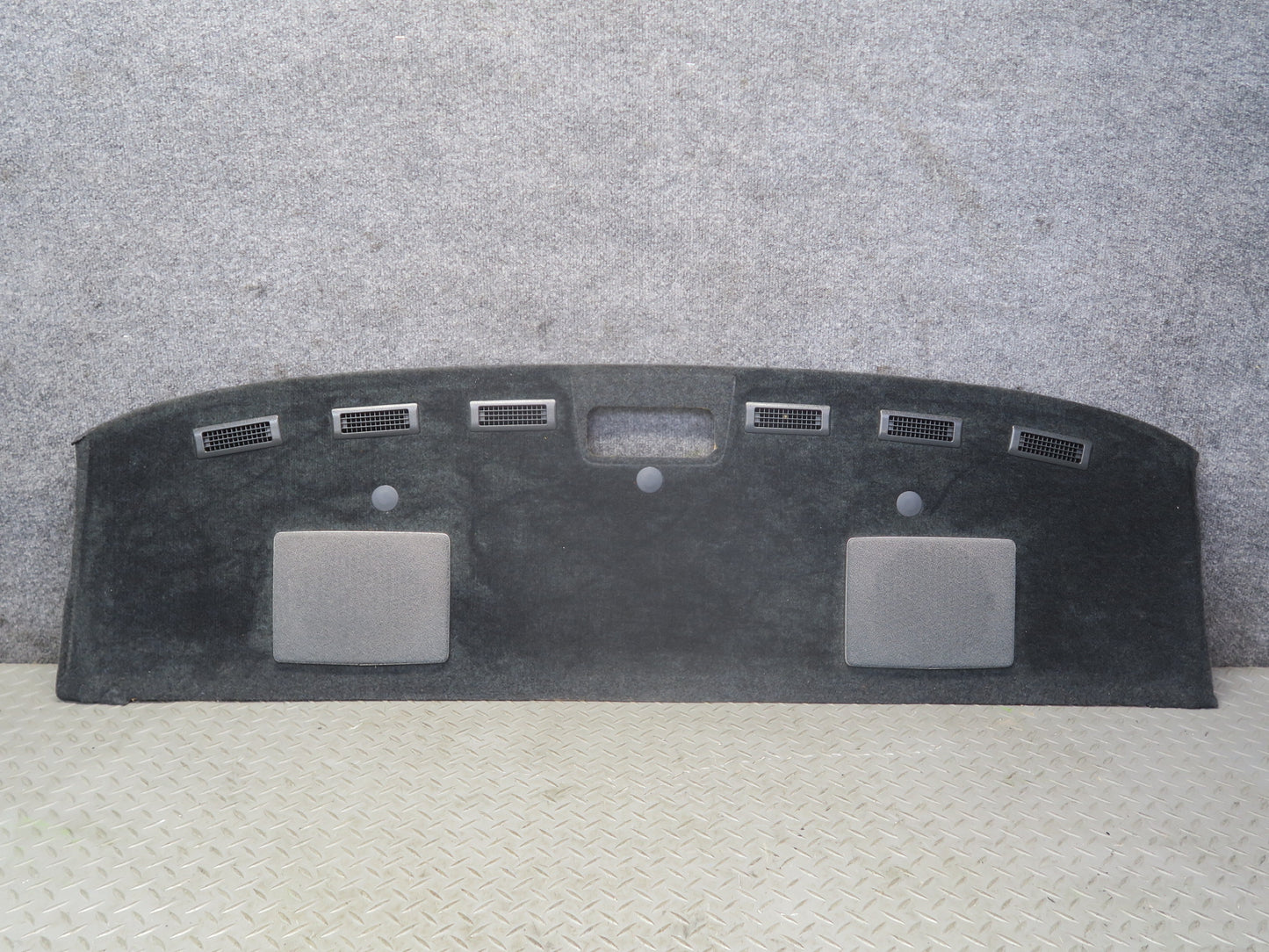 85-86 Toyota Cressida MX73 Sedan Rear Shelf Deck Trim Cover Panel Black OEM