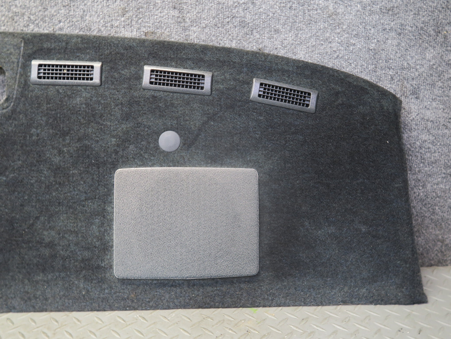 85-86 Toyota Cressida MX73 Sedan Rear Shelf Deck Trim Cover Panel Black OEM