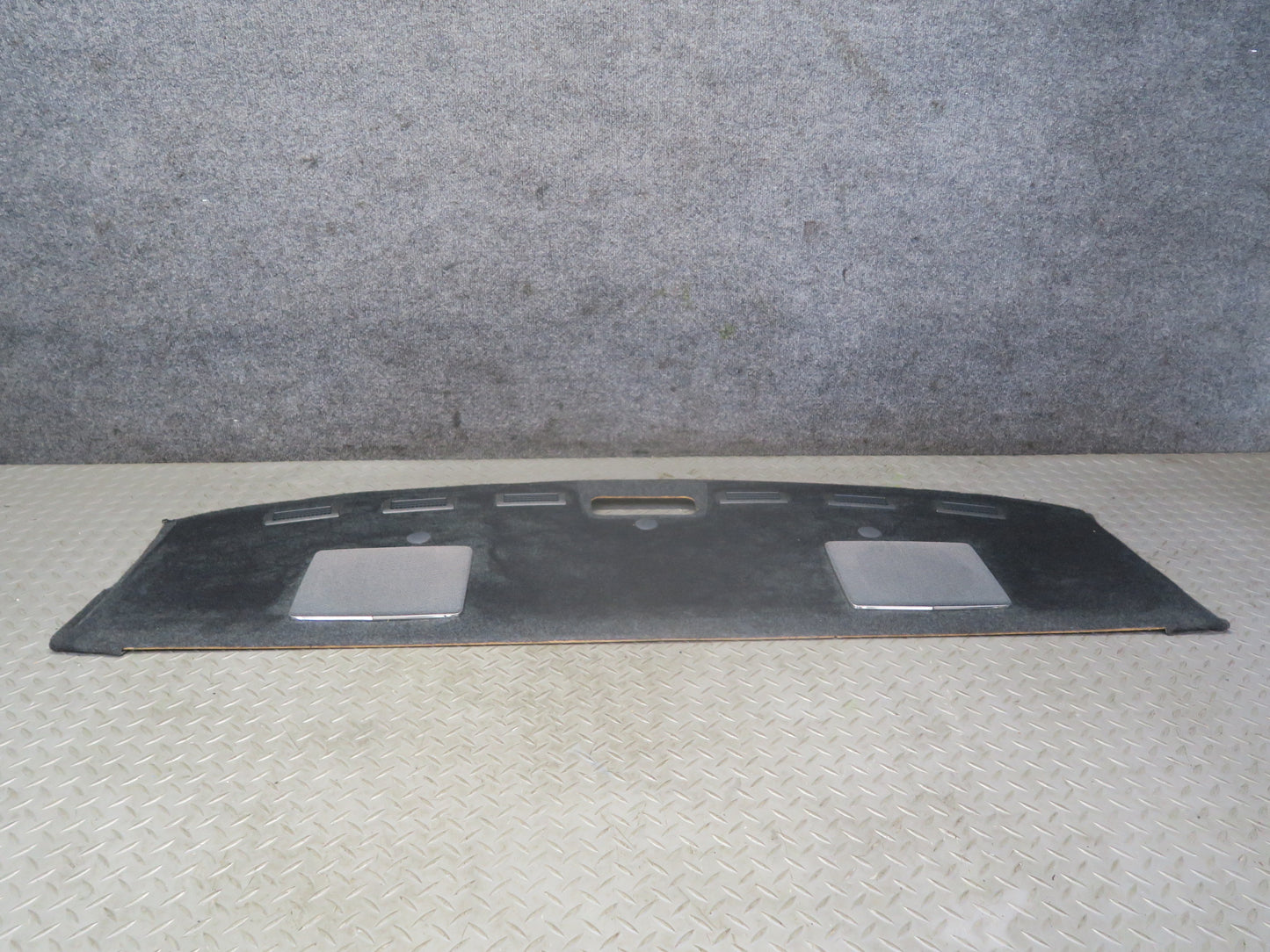 85-86 Toyota Cressida MX73 Sedan Rear Shelf Deck Trim Cover Panel Black OEM