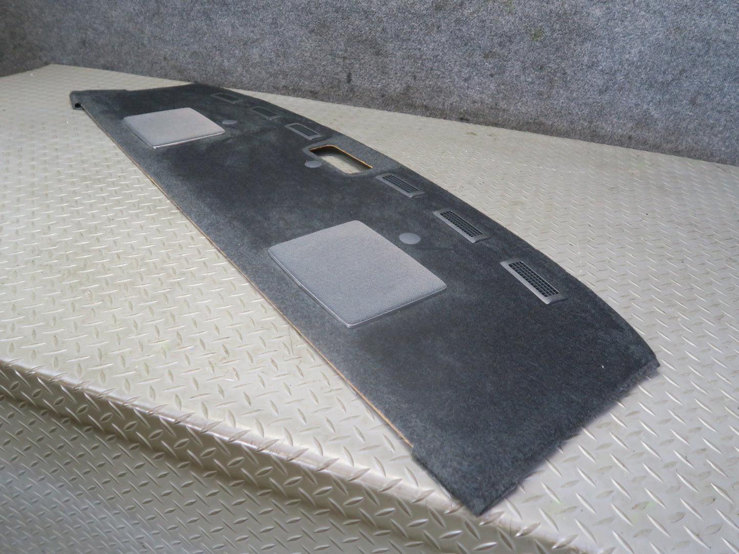 85-86 Toyota Cressida MX73 Sedan Rear Shelf Deck Trim Cover Panel Black OEM
