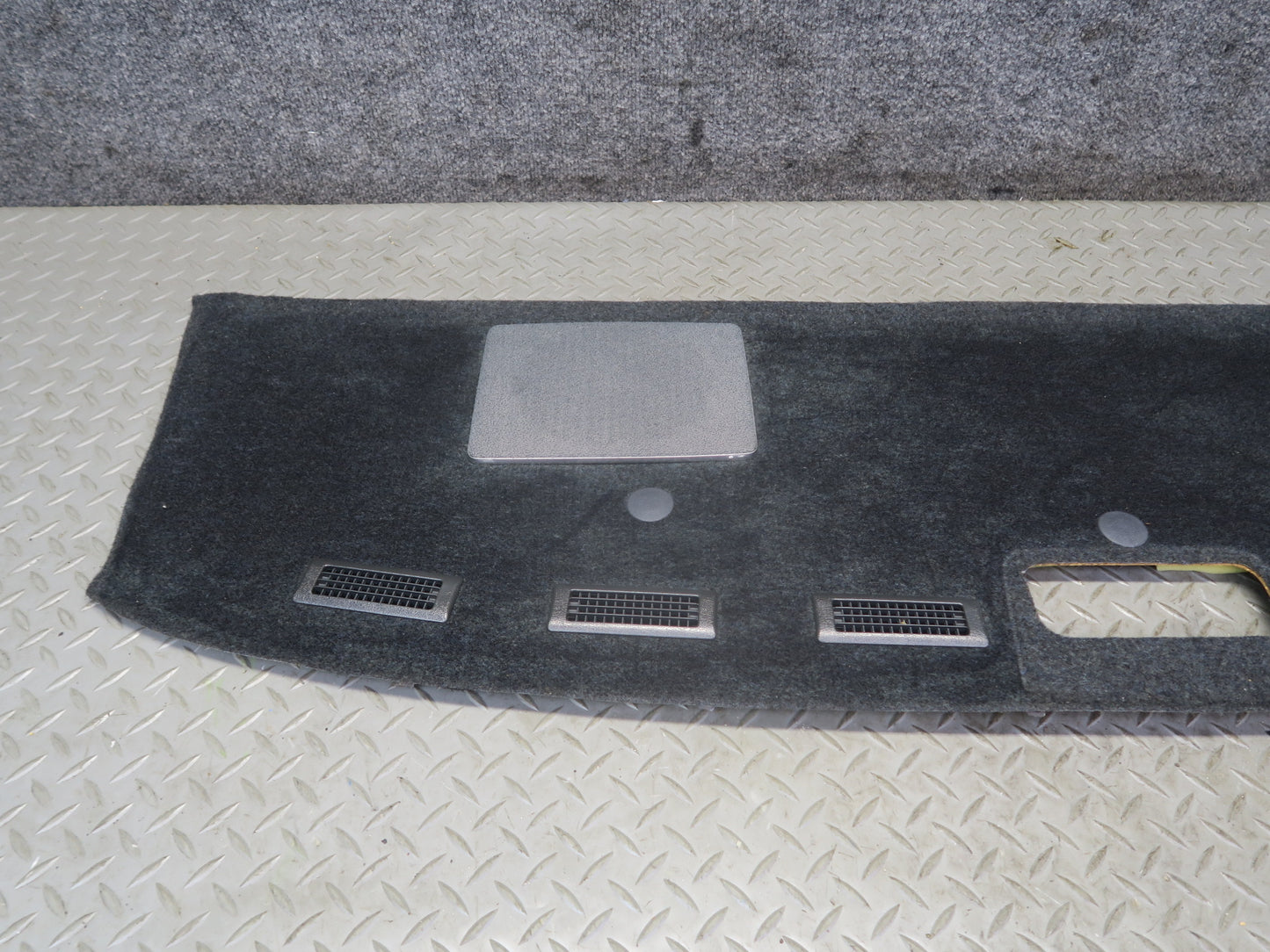85-86 Toyota Cressida MX73 Sedan Rear Shelf Deck Trim Cover Panel Black OEM