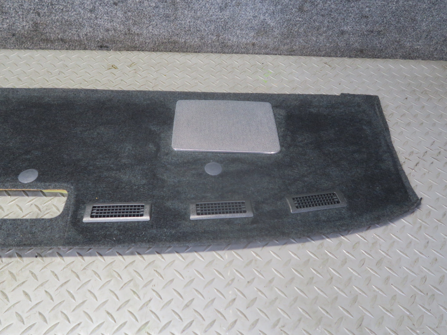 85-86 Toyota Cressida MX73 Sedan Rear Shelf Deck Trim Cover Panel Black OEM